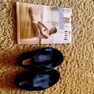 Bloch Jazz Shoes (Black) and Children’s convertible tights (tan) BUNDLE